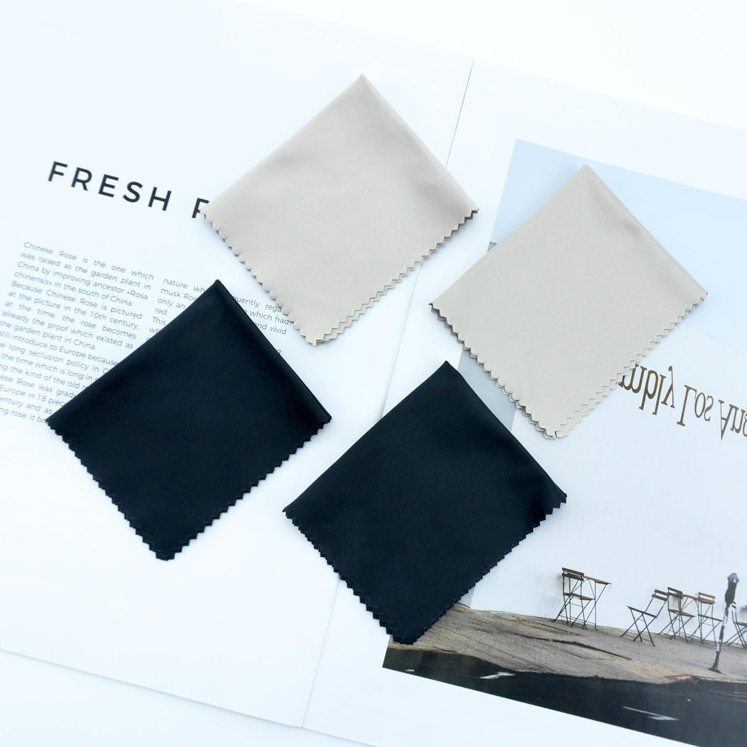 4 PCS Microfiber Cleaning Cloths Glasses Cleaning Cloth Safe and Effective Clean