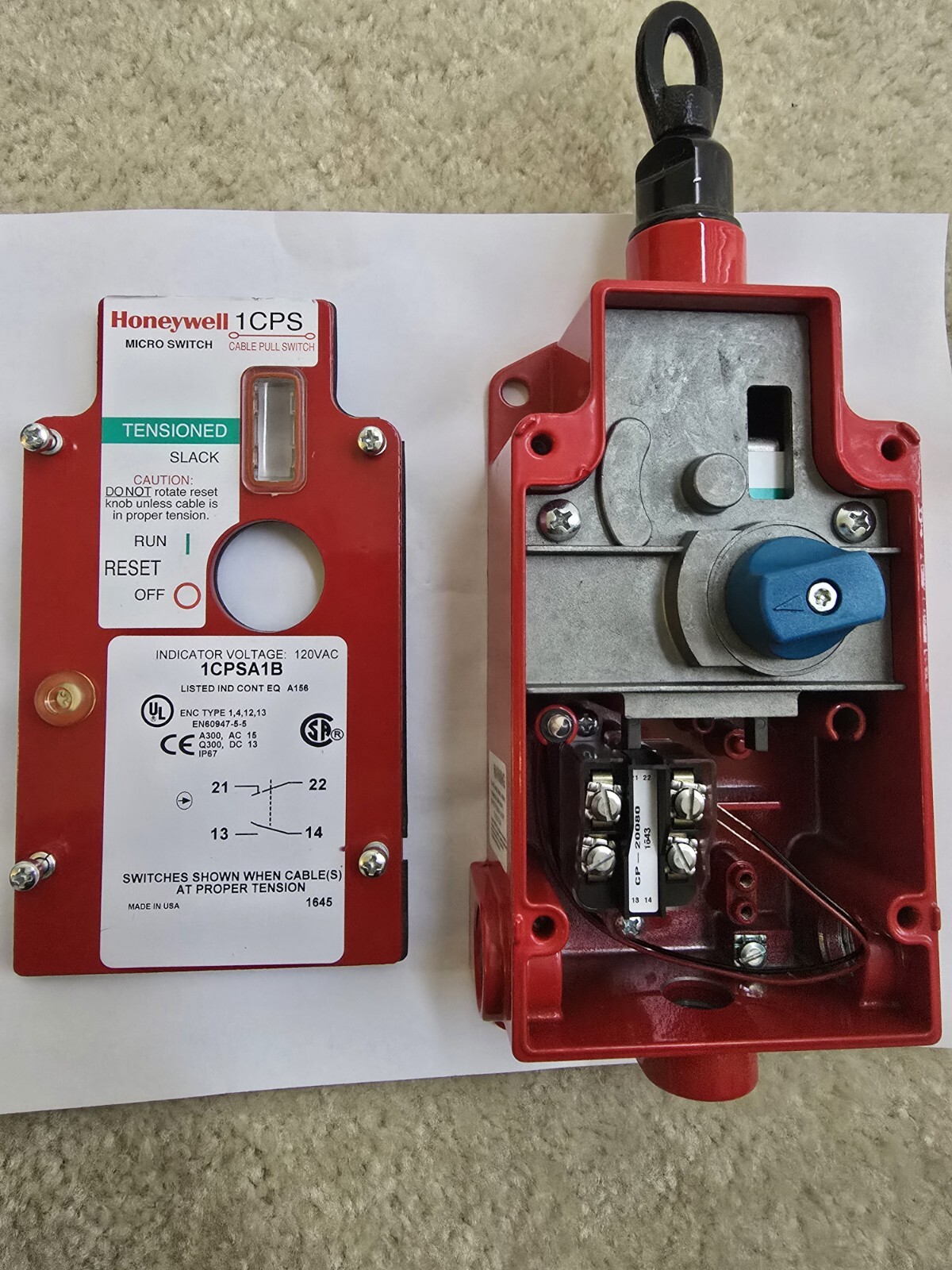 Honeywell 1CPSA1B Microswitch New- No Box