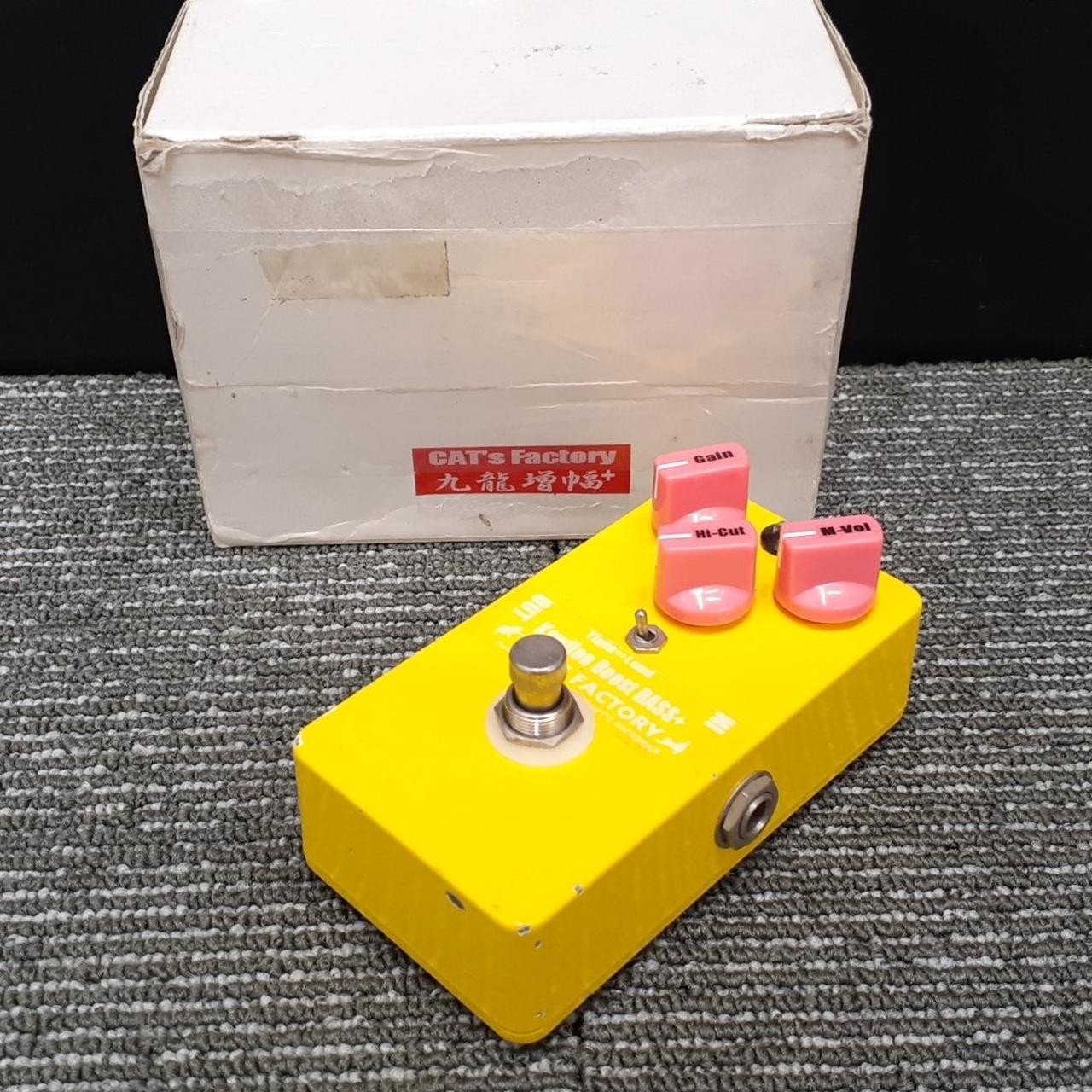 CAT'S FACTORY KOLOON BOOST BASS Effects Pedal Bass Boost FX Used