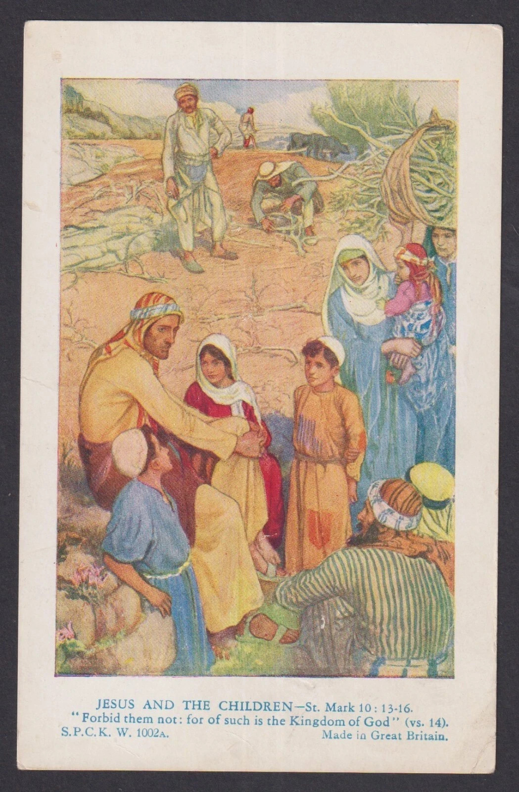 Holy card antique de Jesus santino image pieuses estampa