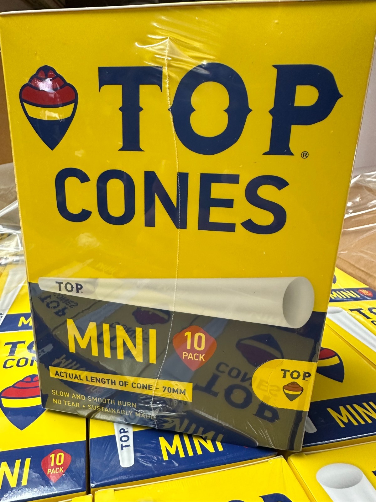 TOP PRE-ROLLED CONE MINI SIZE 24 PACKS 10 CONES EACH 78MM SLOW SMOOTH BURN ⭐