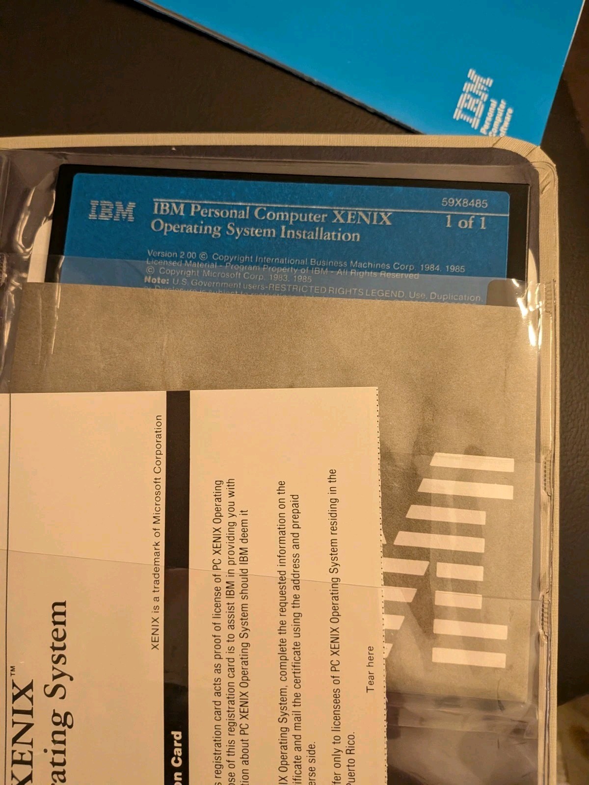 IBM Personal Computer XENIX Software Development System Ver 2.00 Starting Xenix