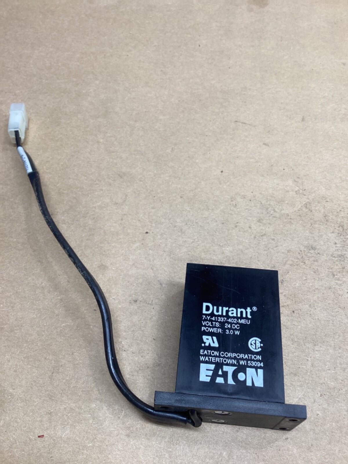 EATON DURANT DIGITAL TIMER COUNTER 7-Y-41337-402-MEU 7 DIGIT WATT #113L47