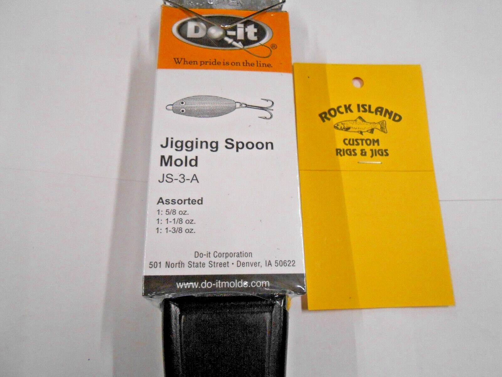 1203 Do-It Jigging Spoon Mold 5/8 - 1-3/8 oz Free Shipping