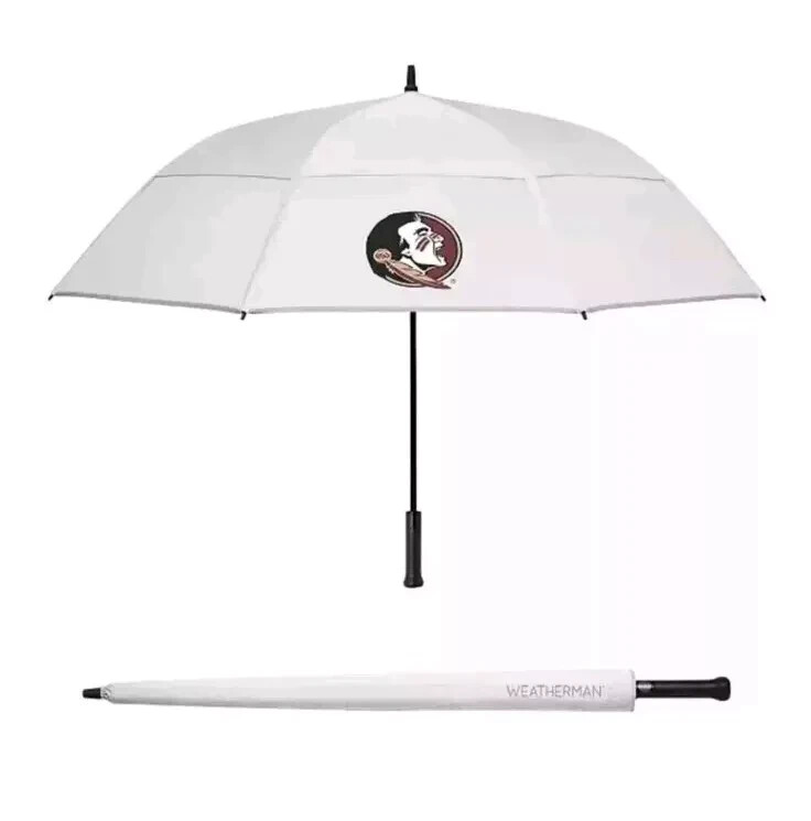 New Weatherman Florida State Seminoles 68” Golf Umbrella  Retail $104
