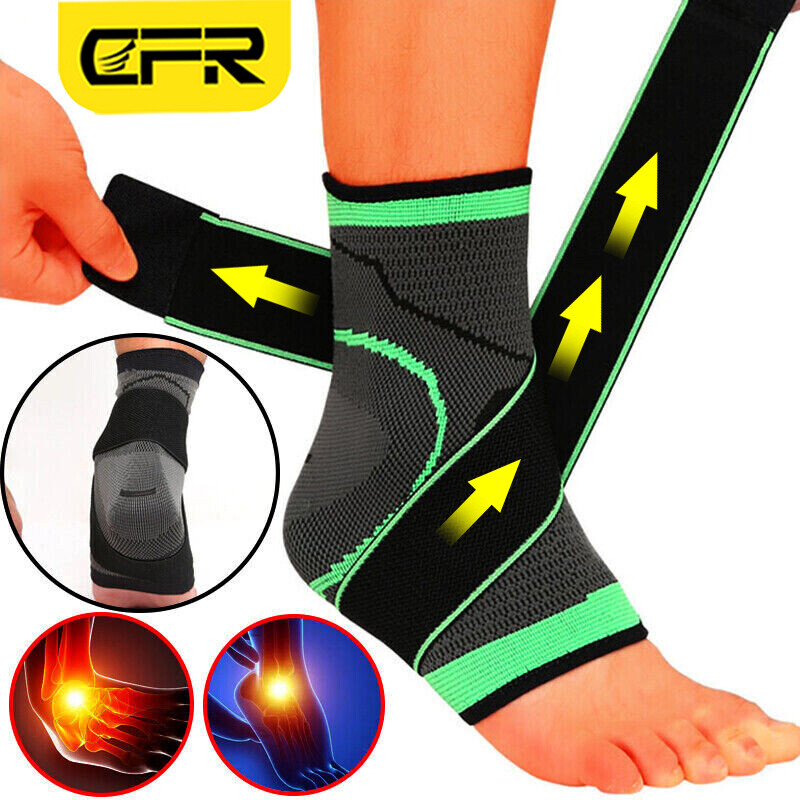 Ankle Brace Support Compression Sleeve Plantar Fasciitis Foot Wrap Pain Relief