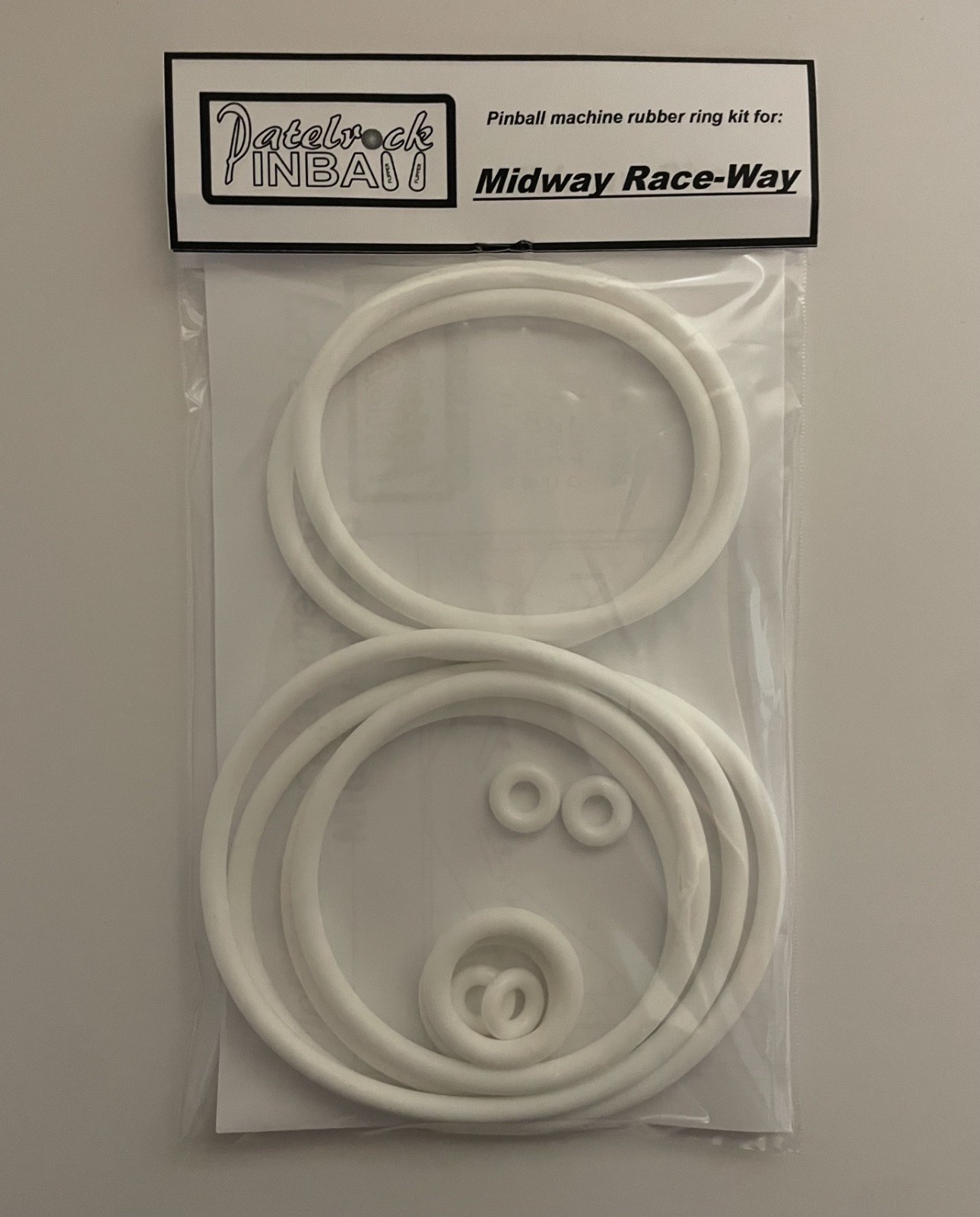 1963 Midway Race-Way Pinball Machine Rubber Ring Kit