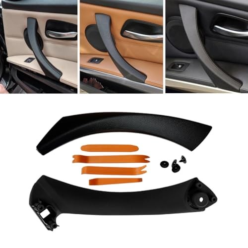 Black Right Front Side interior Door Panel Handle and Door Pull Black-Right