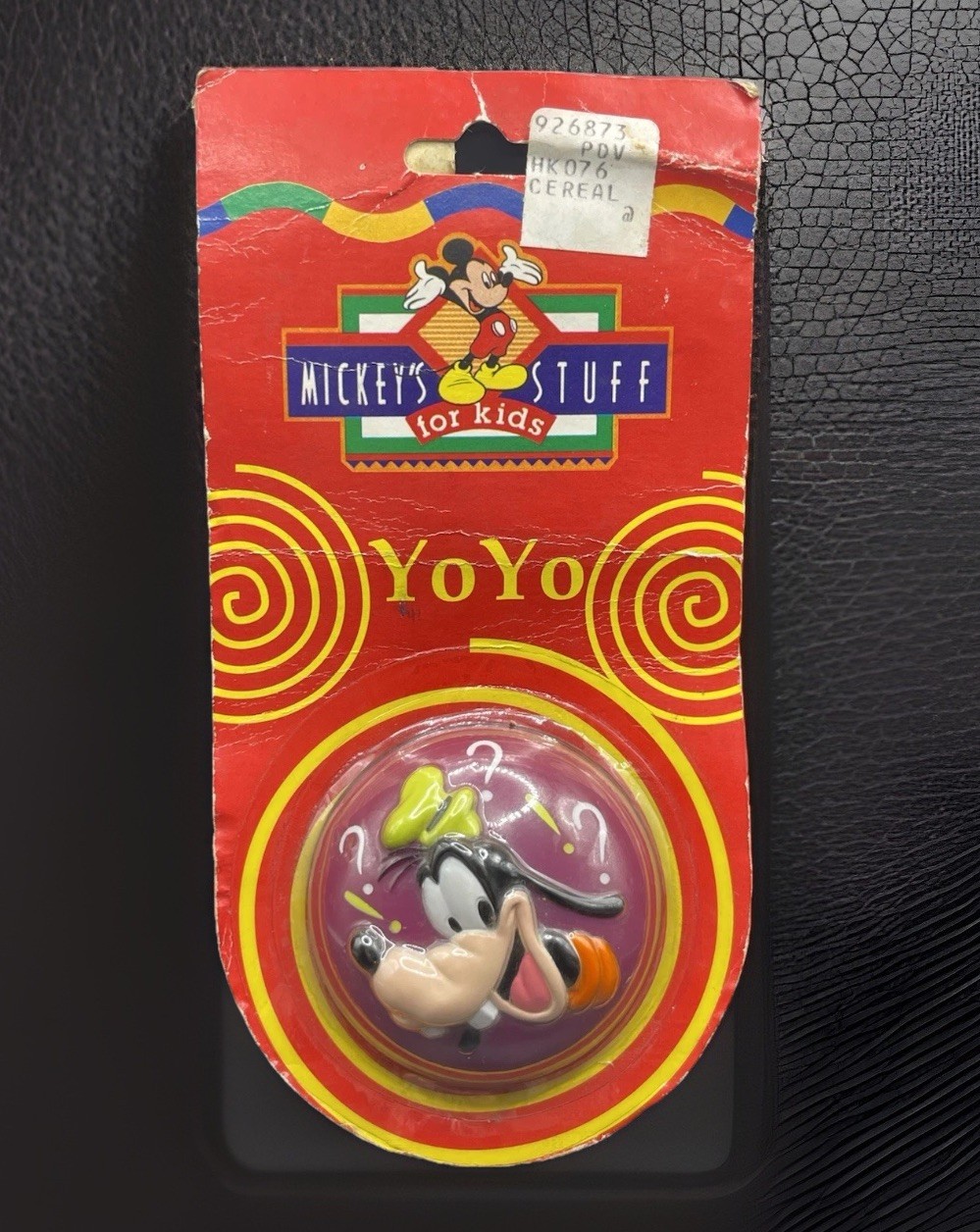 VTG 1990s Mickey Stuff For Kids Goofy Yo-Yo YoYo Deadstock Ja-Ru No. 690 Package