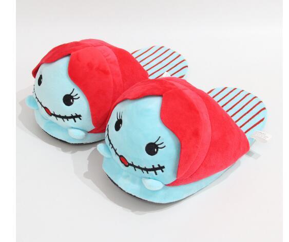Cartoon Couple Home Slippers Plush Slippers Anime Autumn Winter Cotton Slipper