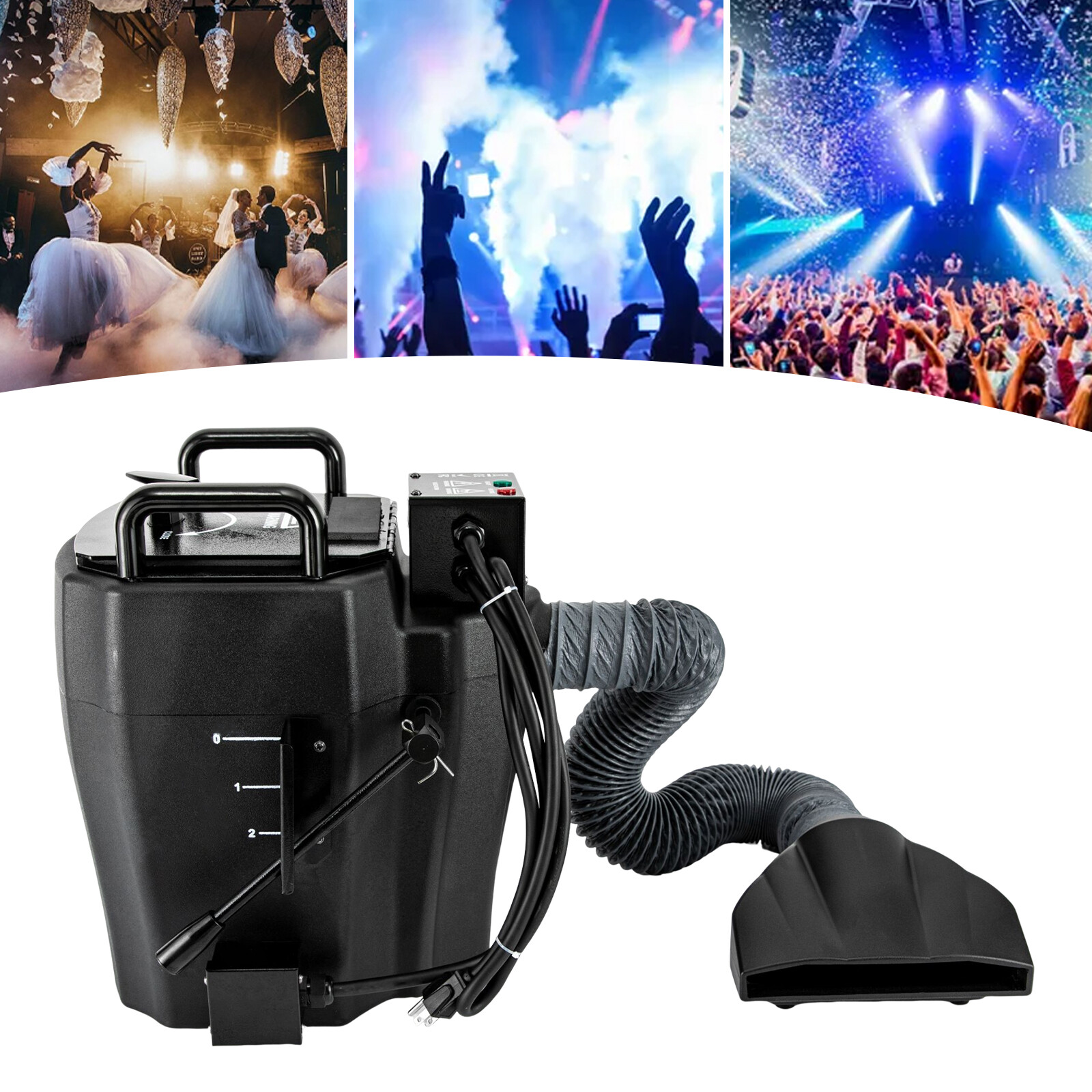3500W Low Lying Smoke Fog Machine Stage DJ Dry Ice Fog Machine Effect Wedding