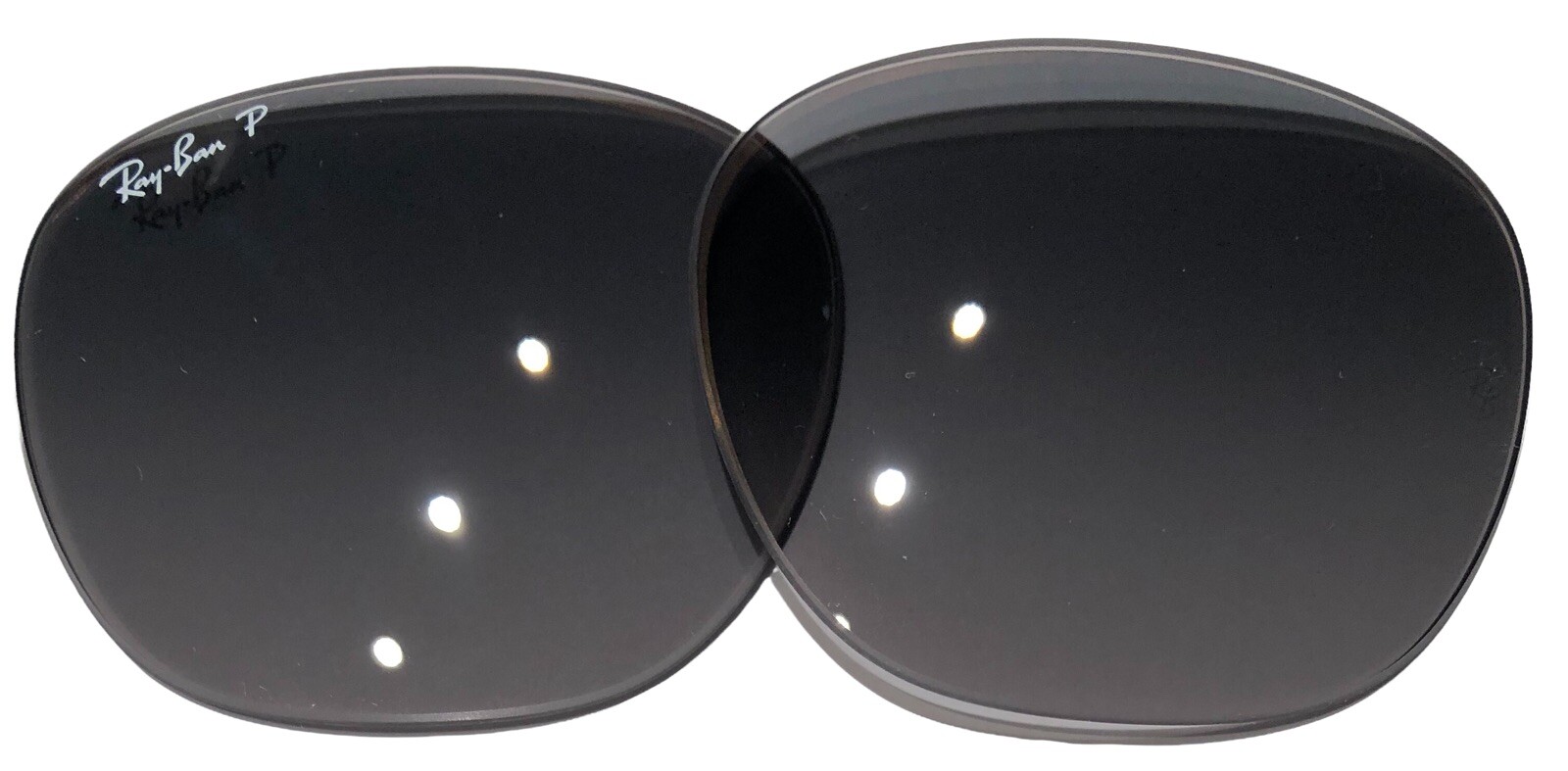 Ray Ban RB2298 Hawkeye Polarized Gray Gradient Replacement Lenses Size 52 mm