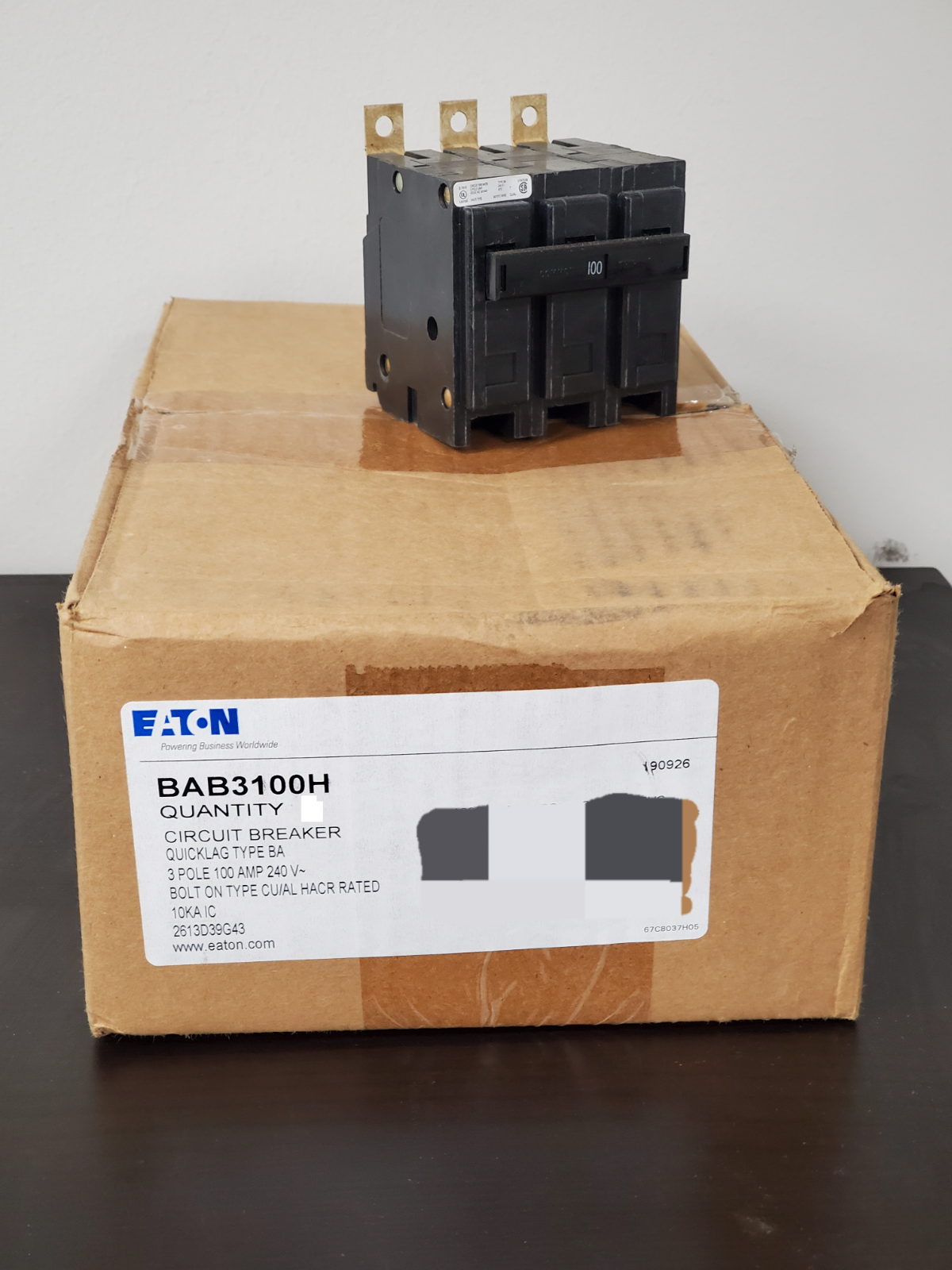 New in Box - BAB3100H - by EATON