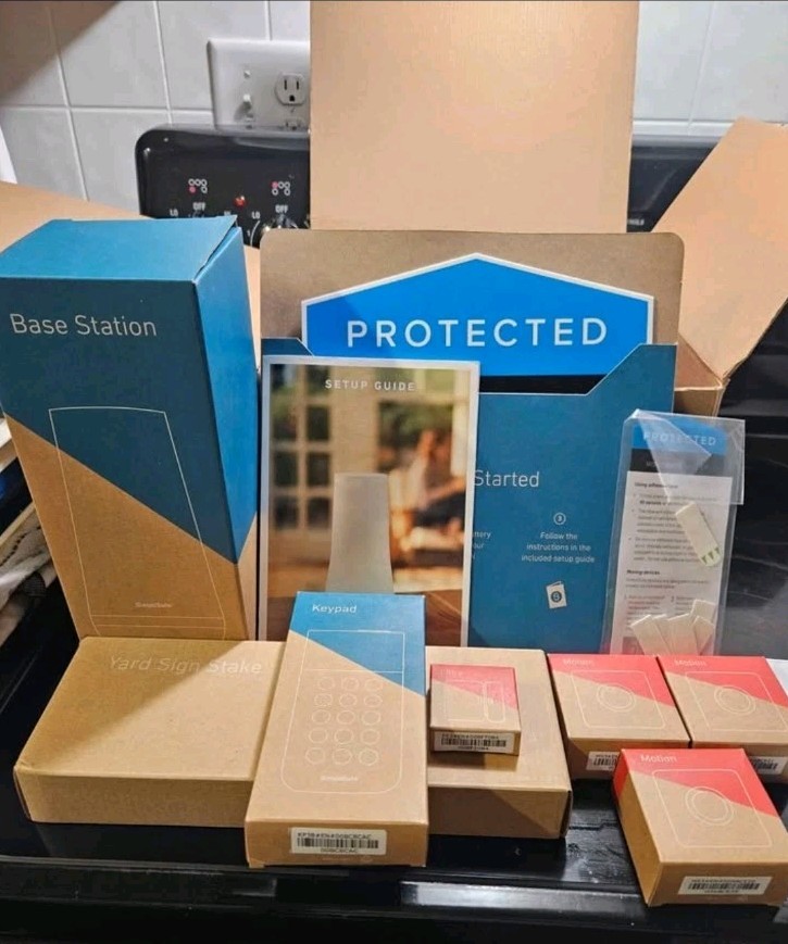 SimpliSafe Wireless Home Security System Kit w/ Keypad, Sensors, Yard Sign