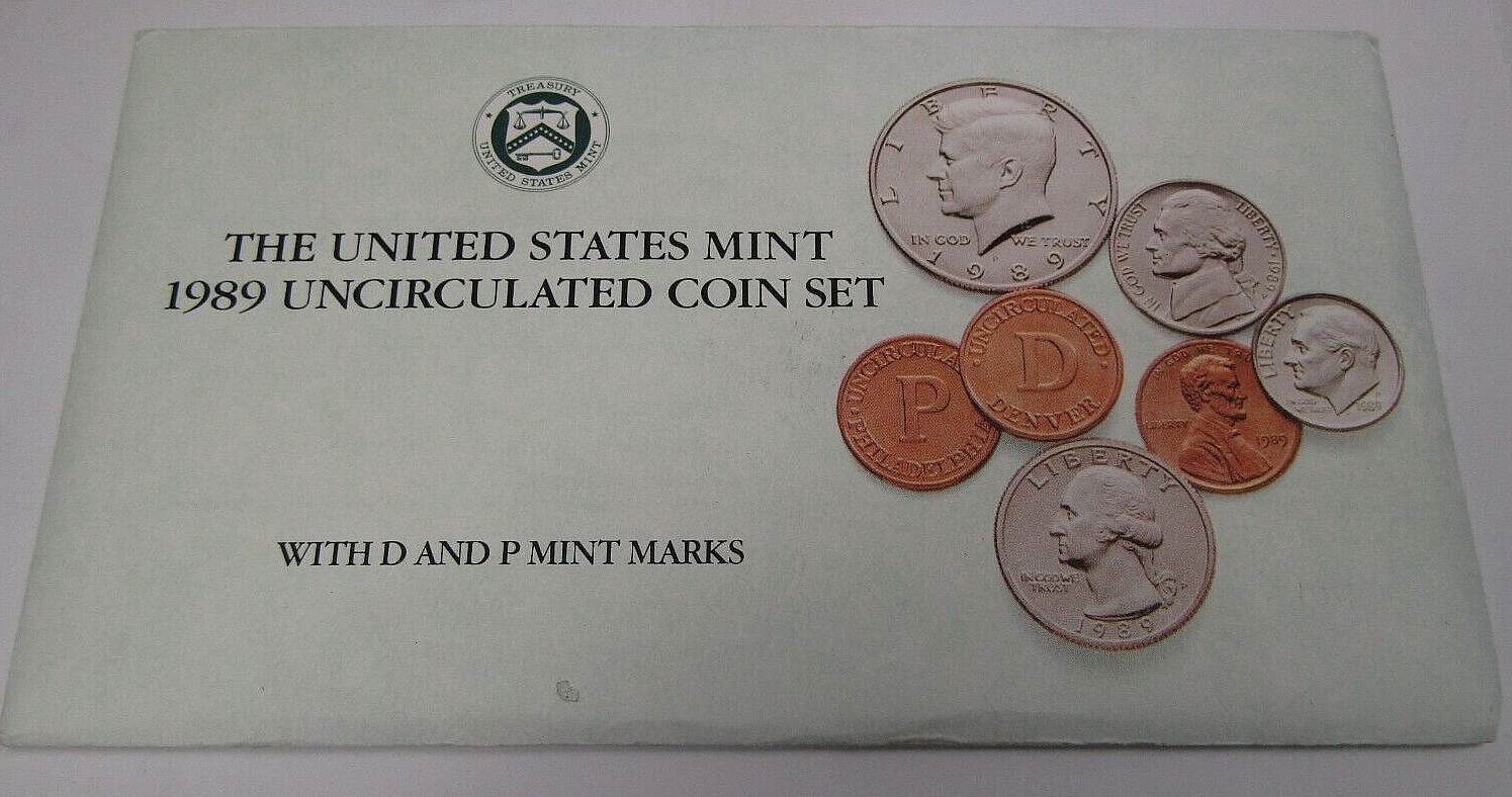 1989 United States Mint Uncirculated Coin Set