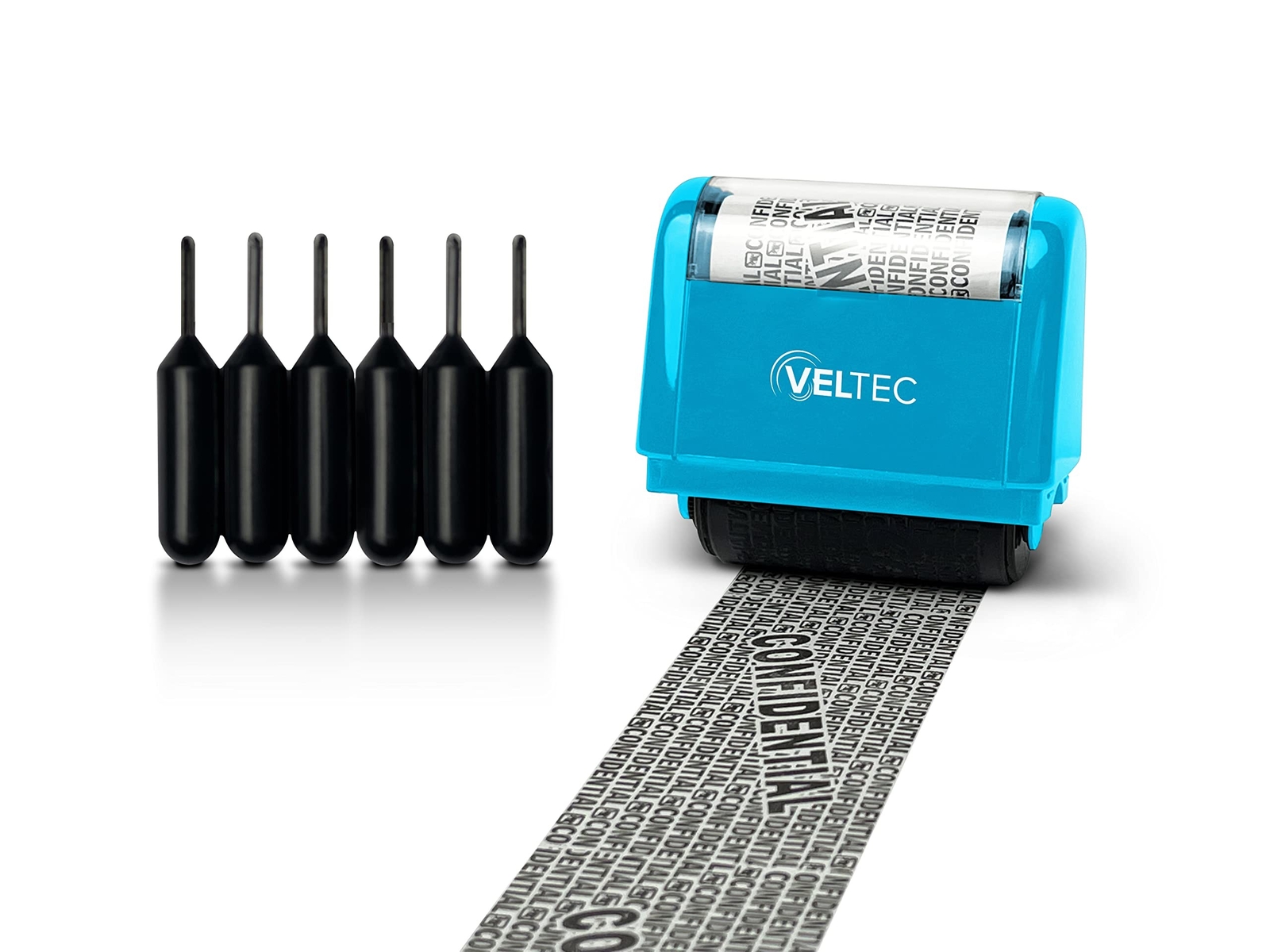 Premium Identity Theft Prevention, Confidential Guard Roller Stamp, Address B...