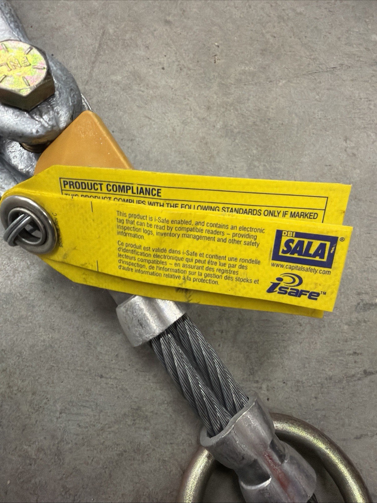 3M DBI-SALA 7608007 Cable Horizontal Lifeline System, HLL System, 60 Ft Length