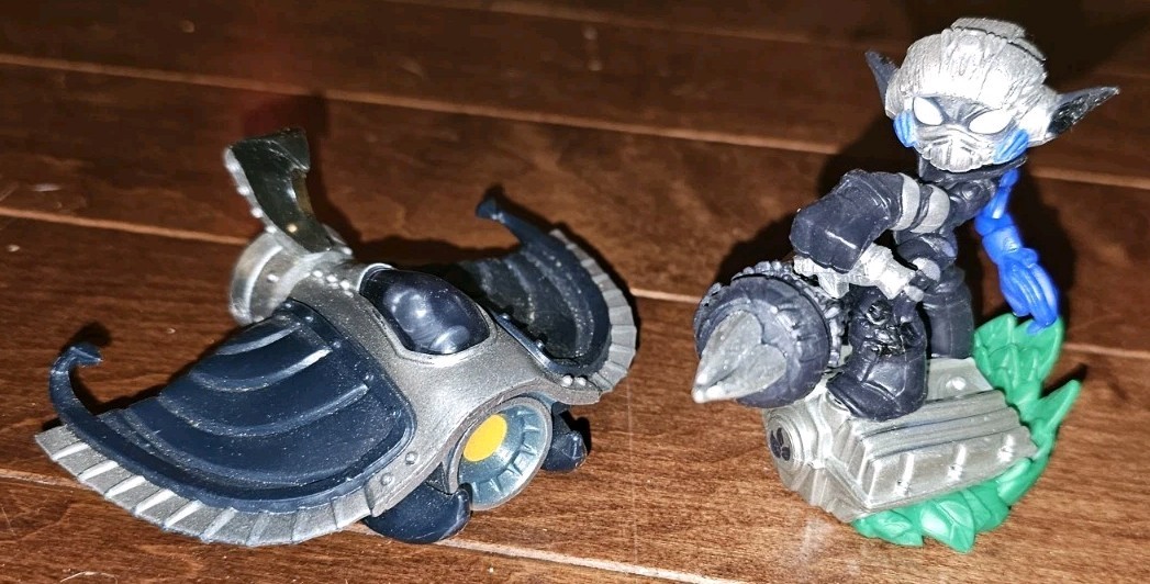 Skylanders Superchargers DARK SUPER SHOT STEALTH ELF & SEA SHADOW SET Switch PS4