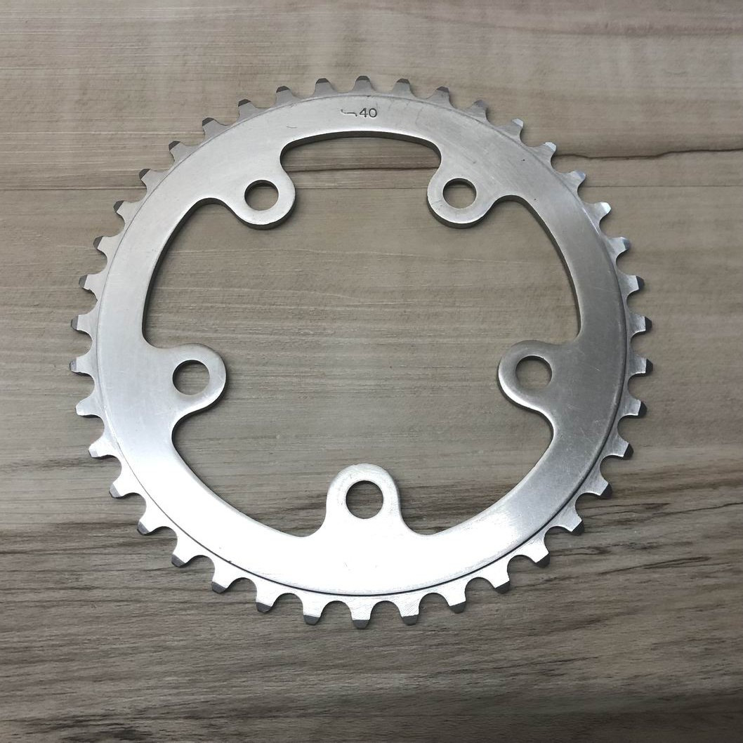 Vintage 40 Tooth Aluminum Chainring 92mm BCD / New Old Stock Chainring 40T/92BCD