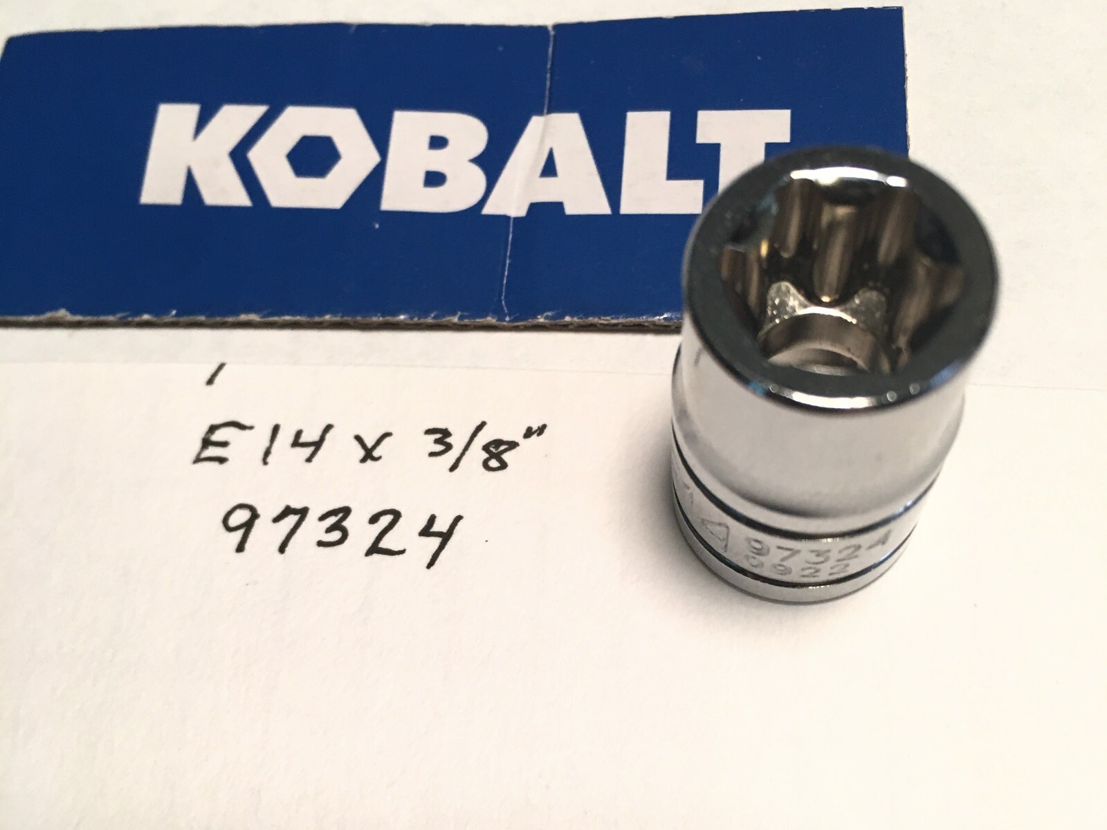 Kobalt  External Star  Socket E 14 x 3/8" Dr 97324 Free Shipping