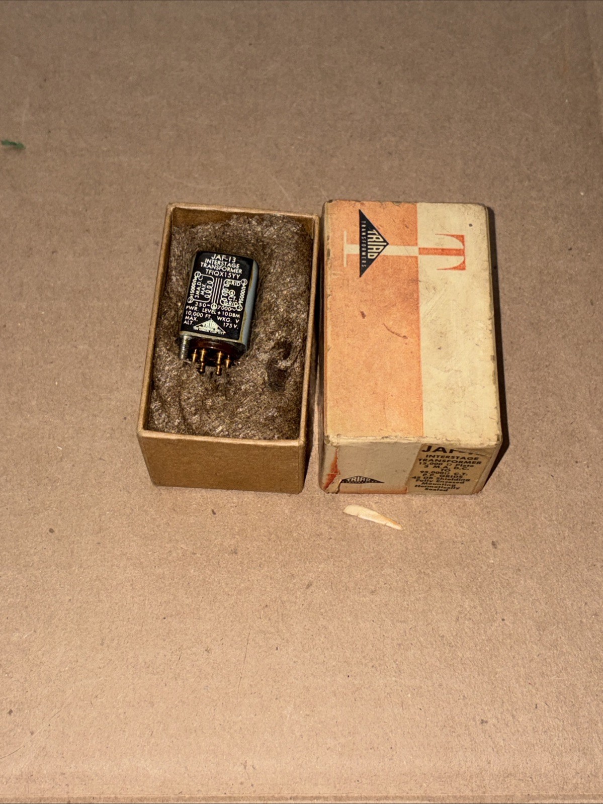 Triad JAF-13 Interstage Transformer 15K to 95K CT Ohms P.P. Grids
