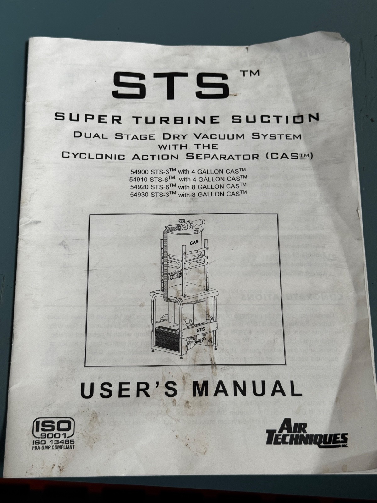 Air Techniques STS-3 Dental Dry Vacuum Pump System