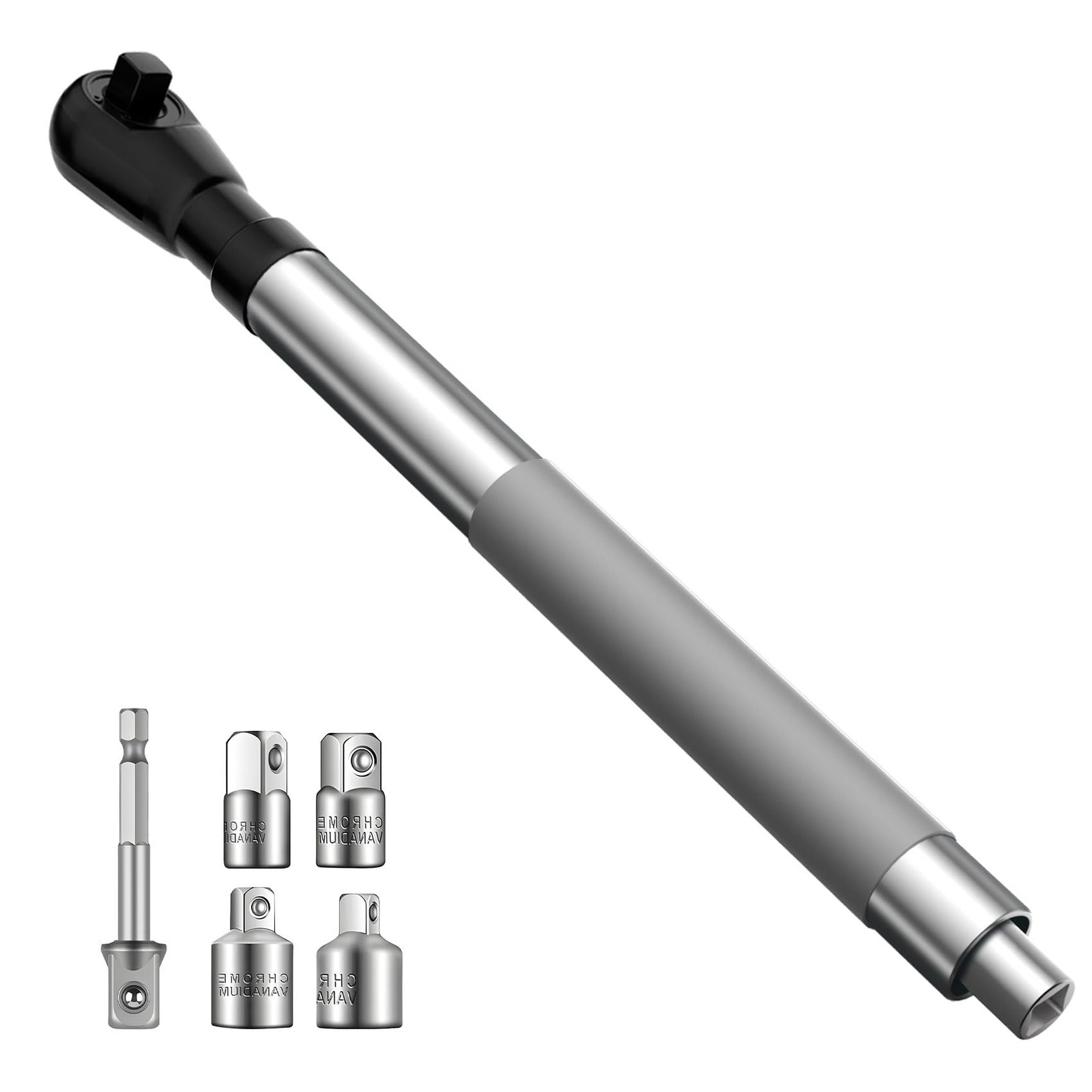 3/8in Offset Impact Extension Wrench Ratchet Adapter Set for Tight Spaces