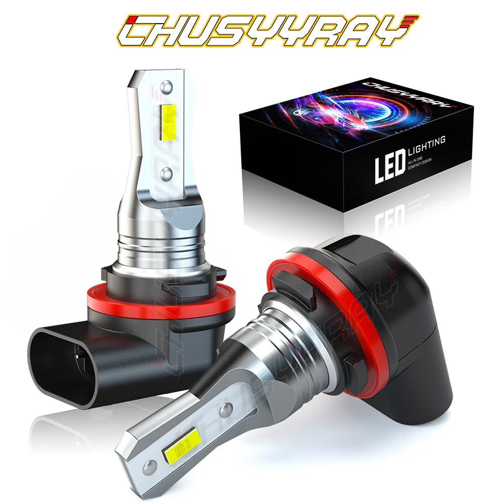FOR 2004 Polaris 500 ranger 12v pair 3pins LED Headlight 6000K super Bright Bulb