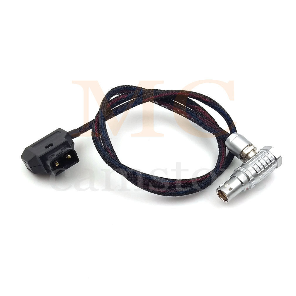 D-Tap to Right angle 1B 6 Pin Cable for DJI Ronin to power RED Epic Scarlet 1-3M