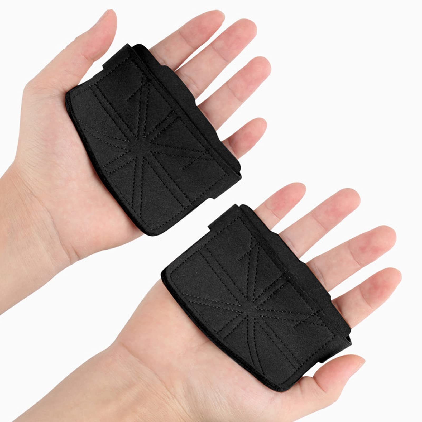 1 Pair Gym Hand Grips Pads for Weight Lifting Gym Workout Gloves Support for ...