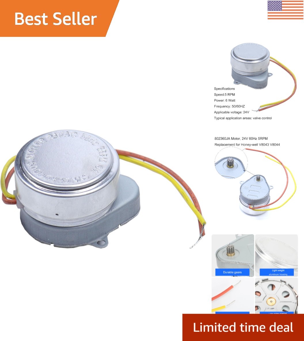 Replacing 802360JA Motor for V8043/V8044 Zone Valves - Reliable 5W Power