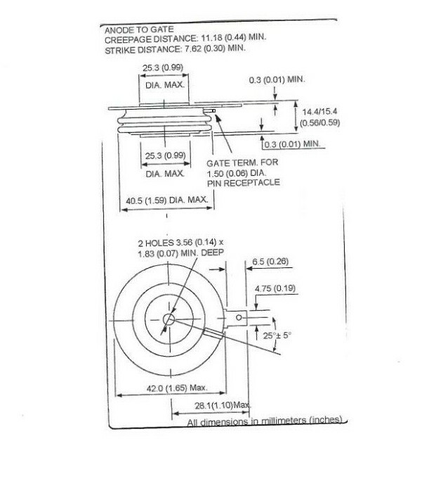 Replacement for ST330C16C0 - INTERNATIONAL RECTIFIER IR VISHAY Thyristor SCR