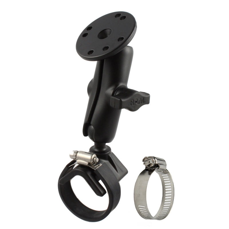 RAM-B-108U  RAM Double Ball Strap Hose Clamp Mount with R...