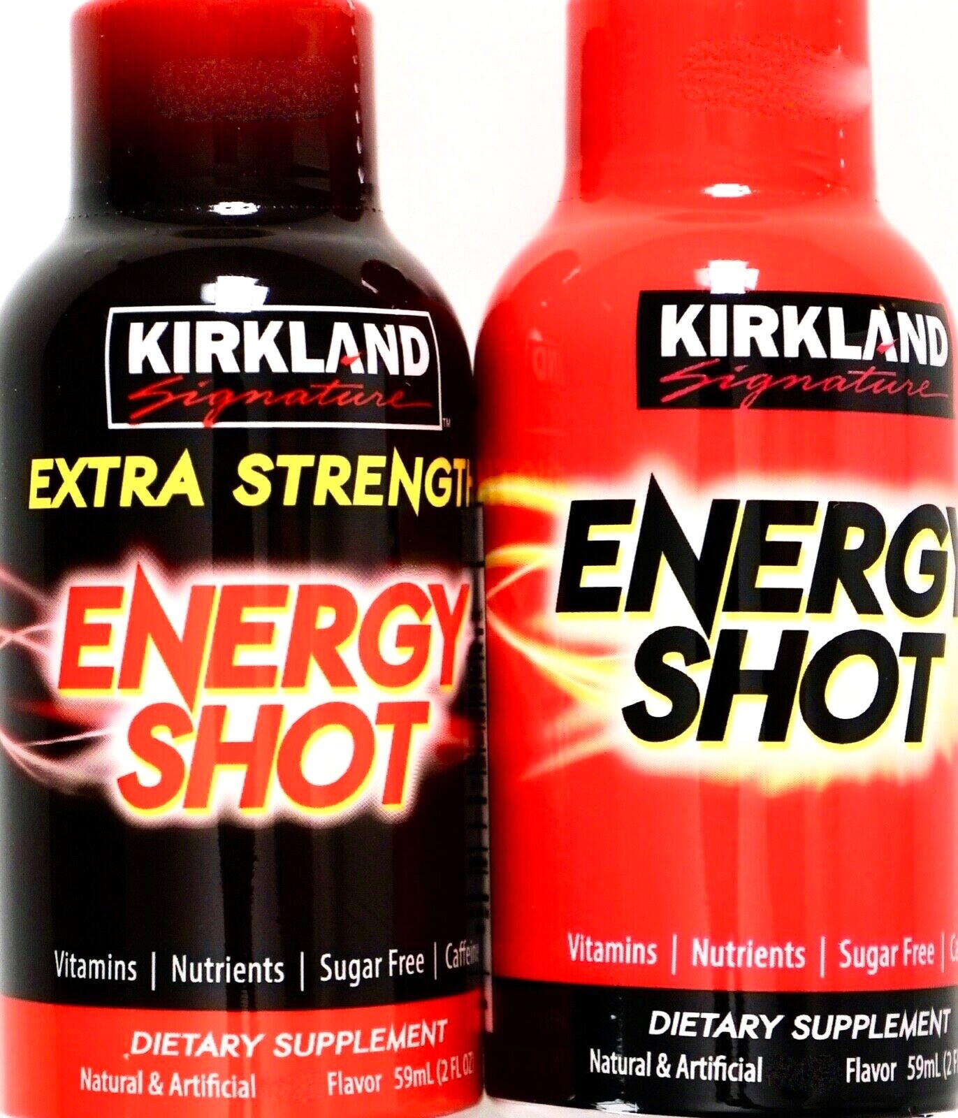 Kirkland Signature 5+ Hours Energy Shot OR Extra-Strength No Sugar -  You Pick