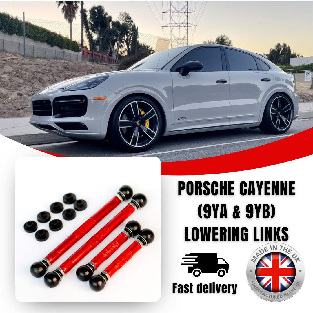 PORSCHE CAYENNE EVOLUTION LOWERING LINKS KIT 9YA 9YB (PRECISION ADJUSTMENT)