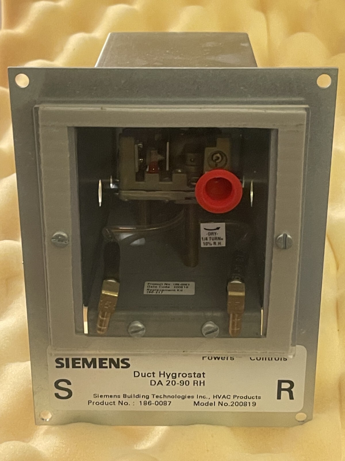 Siemens DA 20-90 RH Duct Hygrostat