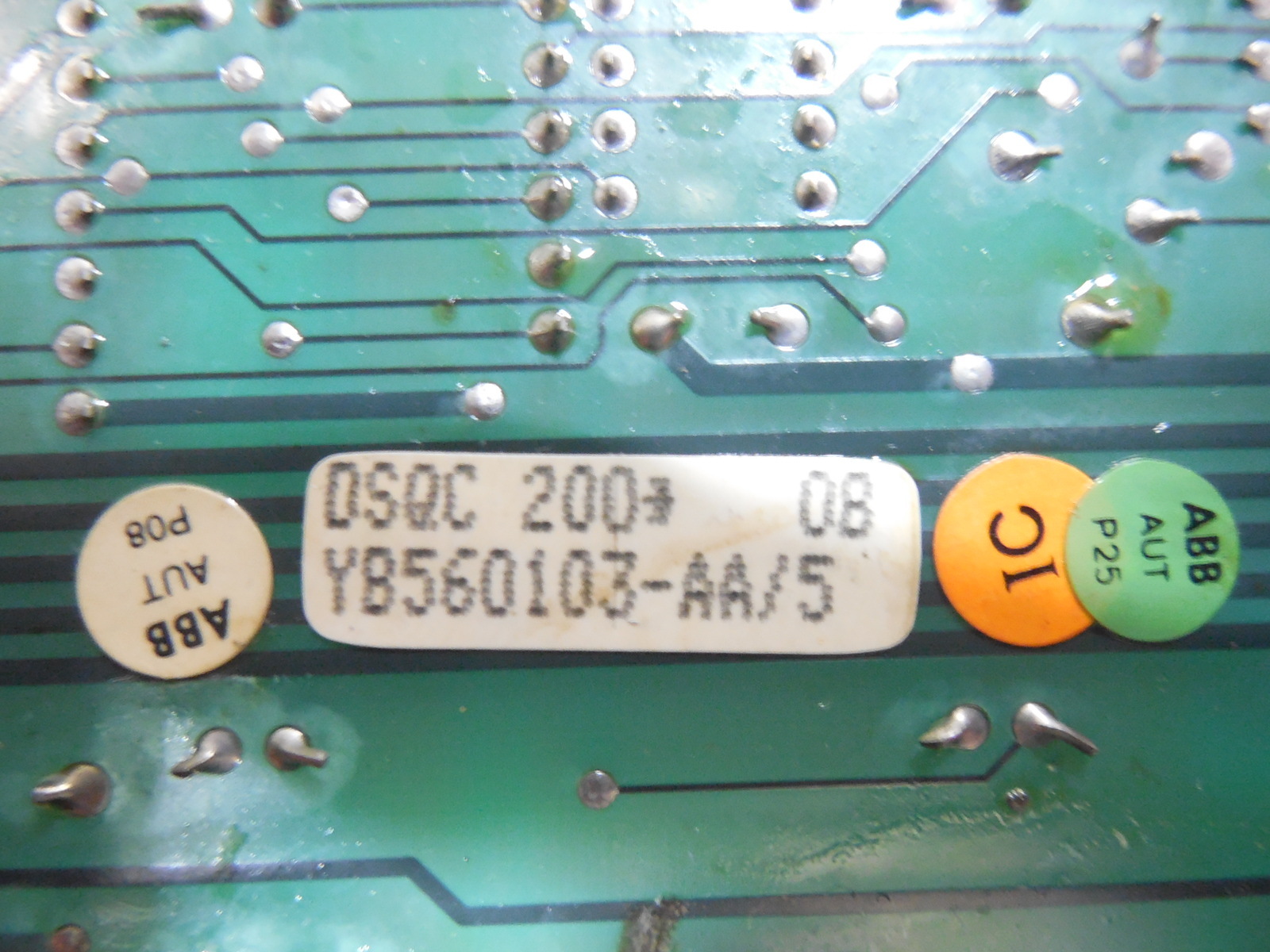 USED ABB DSQC 200 Control Panel Board YB560103-AA/5