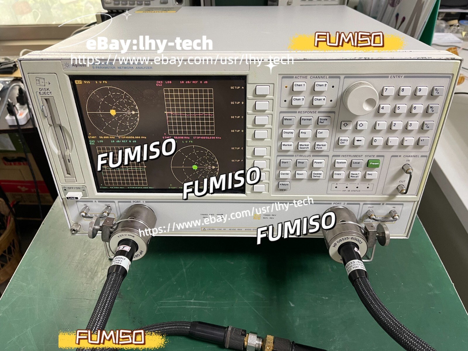 Agilent Keysight 8722ES 50MHz-40GHz Network Analyzer w/