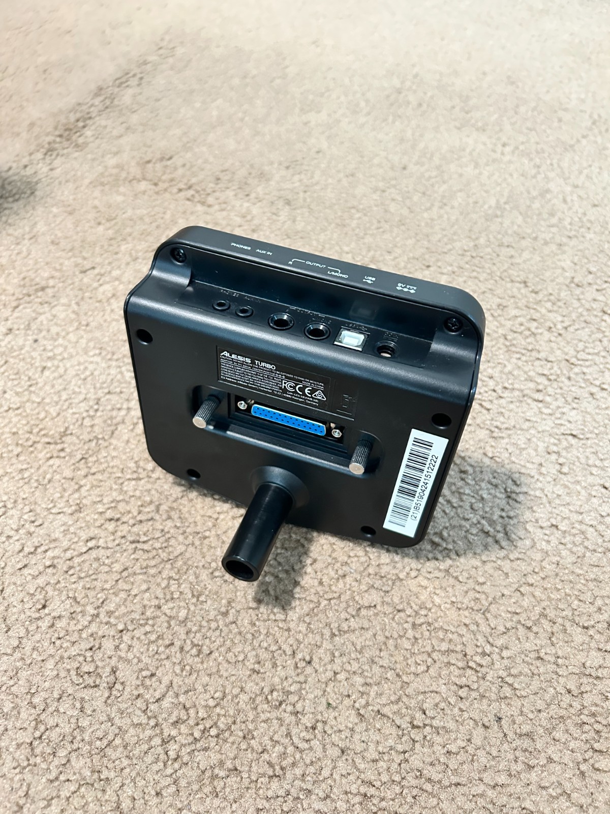 Alesis Turbo Drum Module Electronic Drum Brain with Power Adapter and Cables