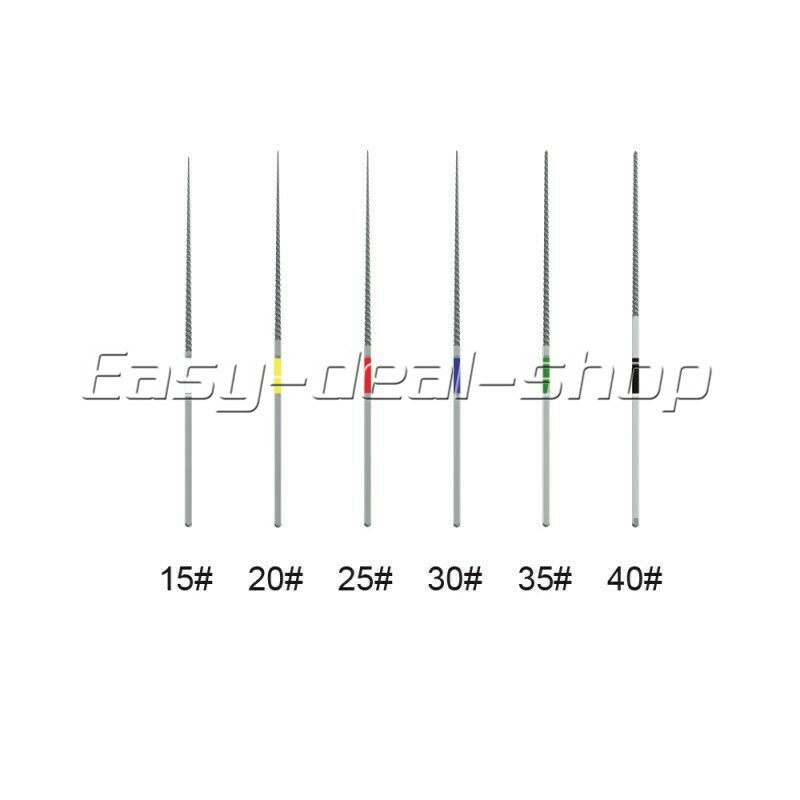 Dental SST U-Files Endodontic Root Canal Cleaning flushing 33mm #15-#40