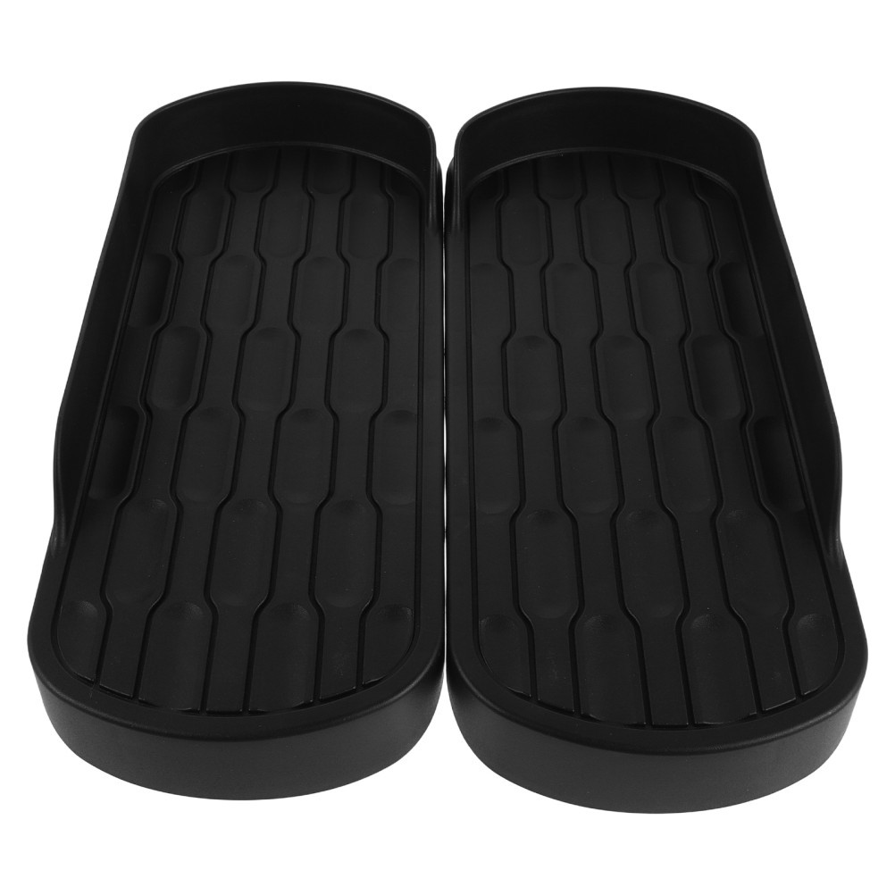 1 Pair Durable Exercise Bike Pedals for Gym Stable Step Platform Black