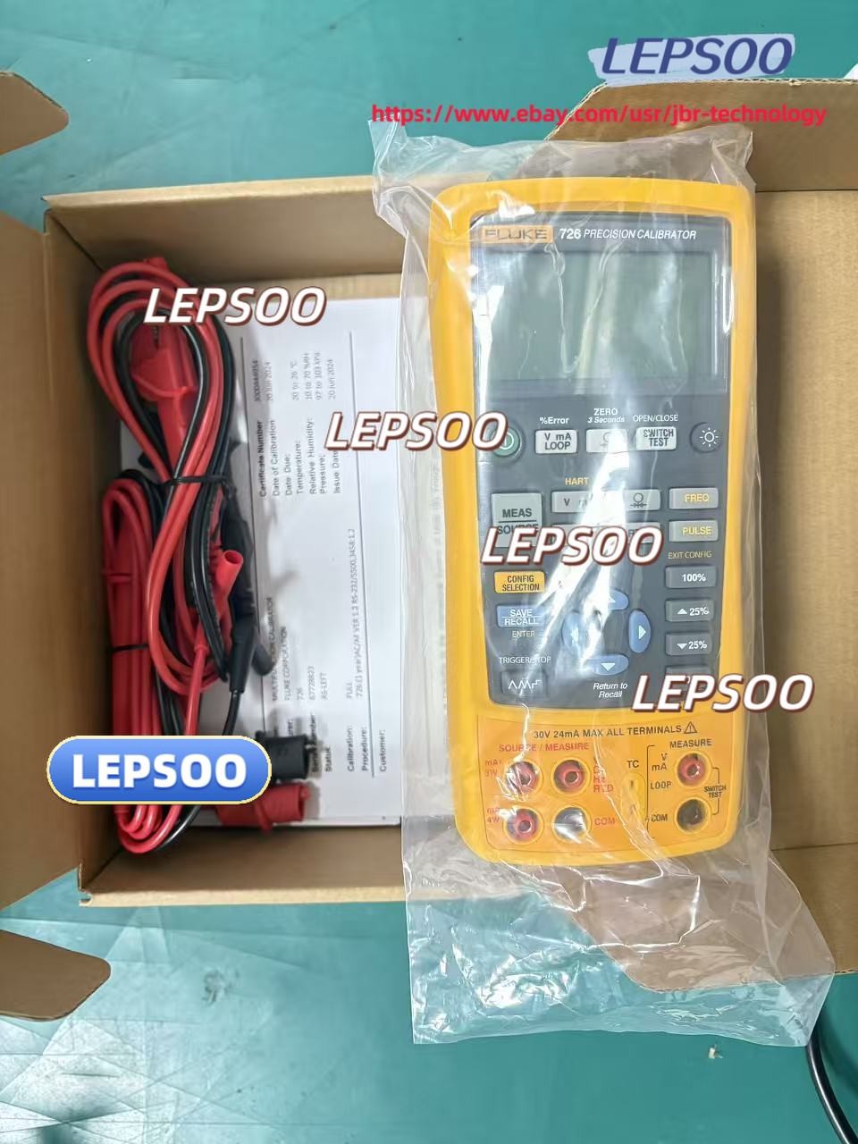 95%New Fluke 726 Multifunction Process Calibrator Calibrated /stock***