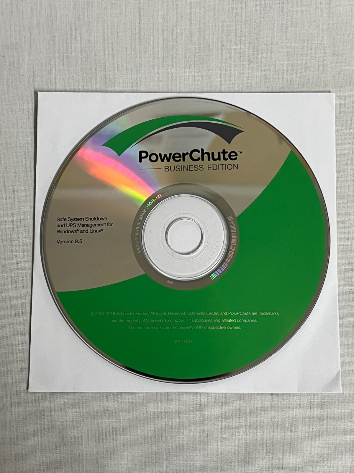 Software CD Disc APC Power Chute Business Edition 991-9000C Ver. 9.5 ~ NEW