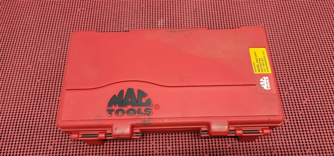 MAC TOOLS SBDR49SA MAC-GRIP RATCHETING 1/4" HEX BIT SCREWDRIVER SET 2PC MISSING