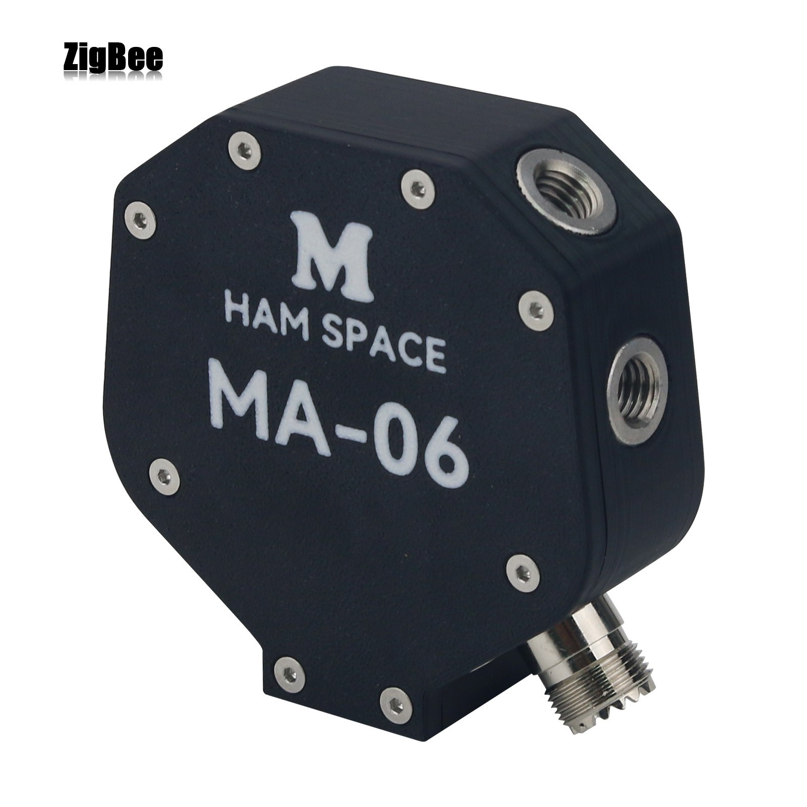 Black MA-06 Positive V + Horizontal Shortwave Telescopic Antenna Base