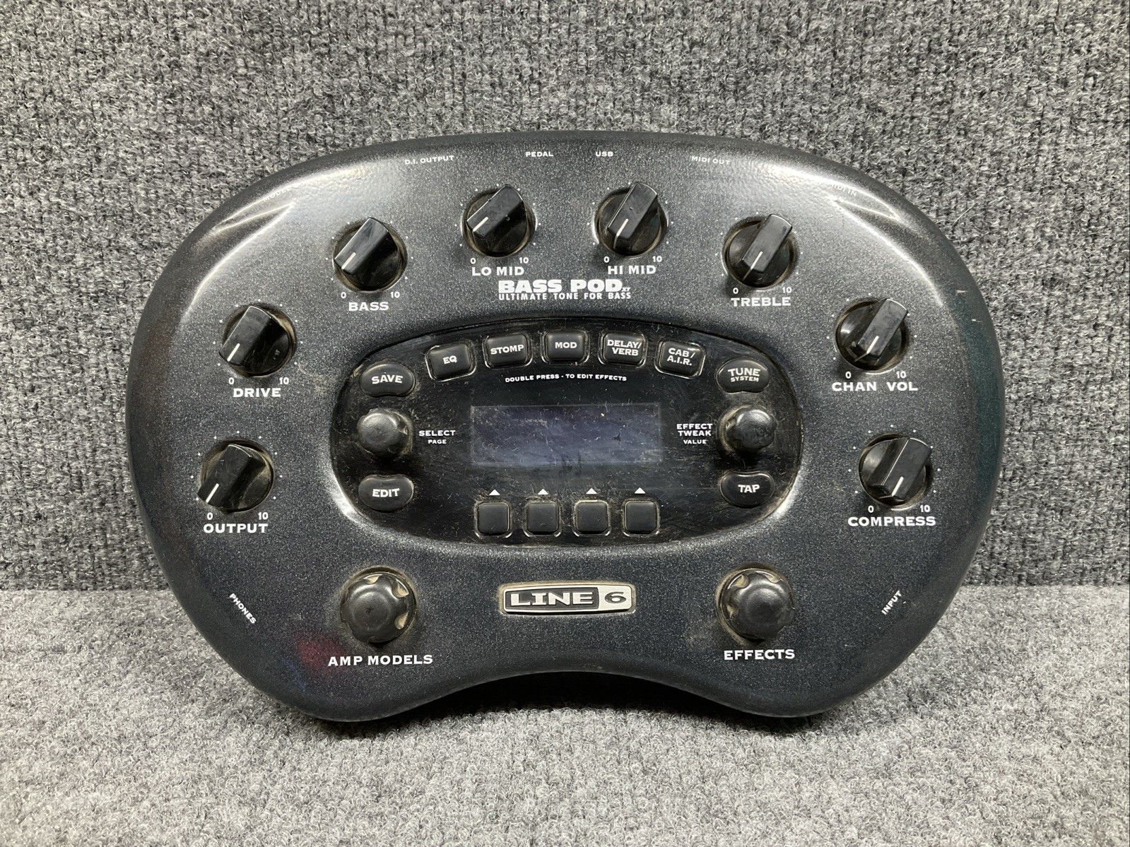 Line 6 Bass PODxt Parts Project-Turns On But Display Not Working-No Power Supply