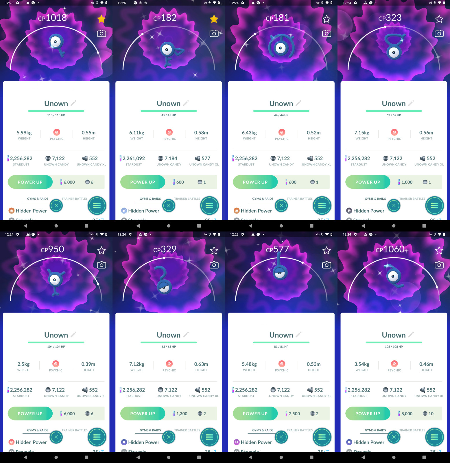 ✨ Shiny Unown All Letters | Registered Tr—de 20K Dust