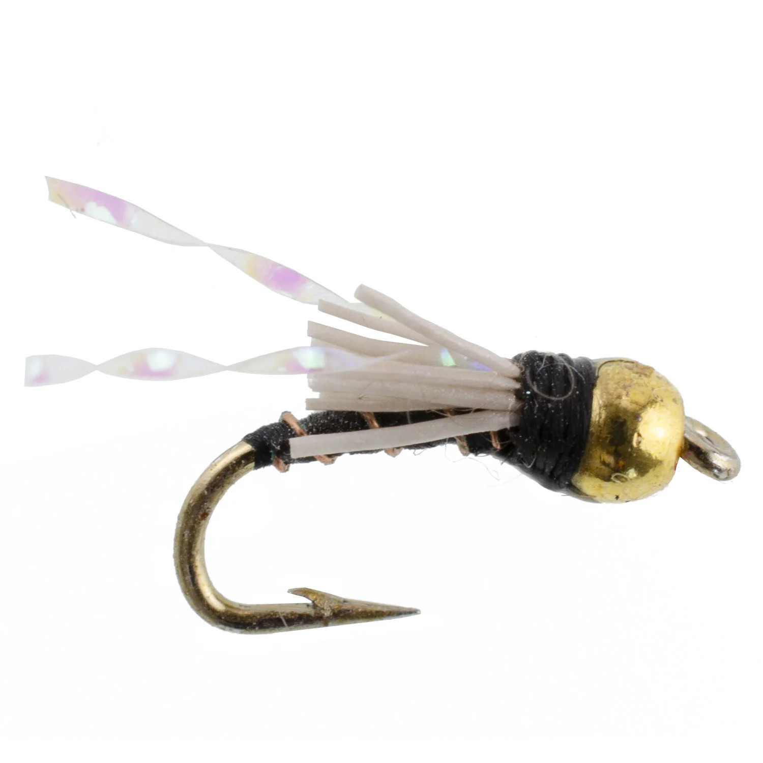 3 Pack Beadhead Black 3 Dollar Dip Serendipity Nymph - Size 18