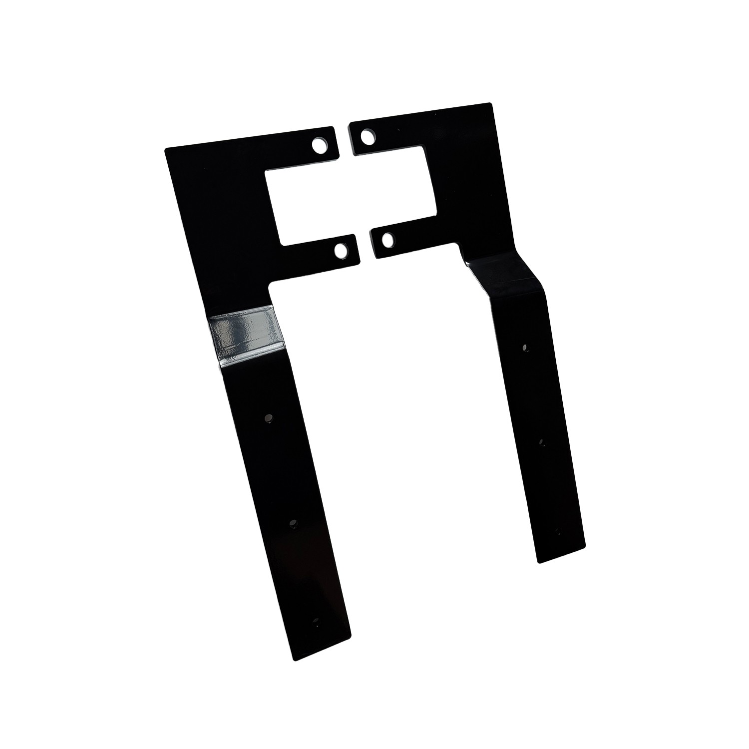 Shift Blind Mount Front Brackets Stainless Half Fenders Peterbilt Low Air Leaf