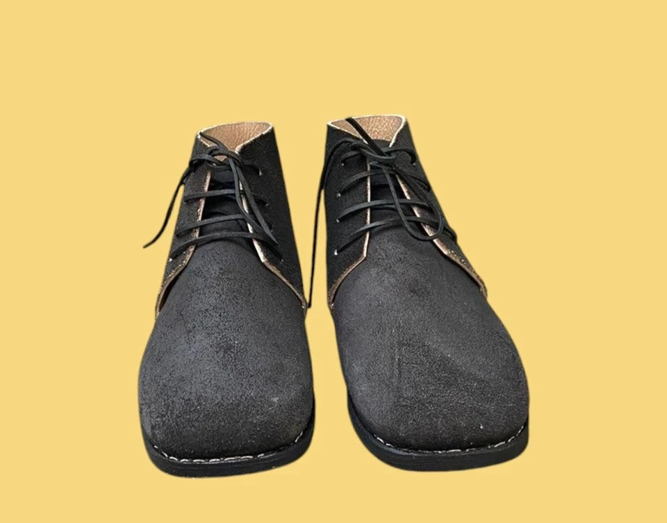 Civil War Brogans Hobnails Boots original leather with free extra leather laces